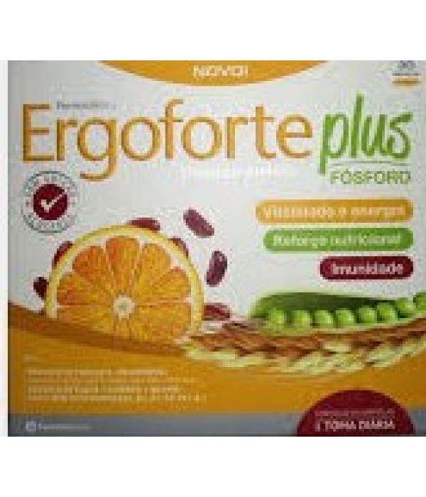 Ergoforte Plus - 30 Ampolas - Farmodietica